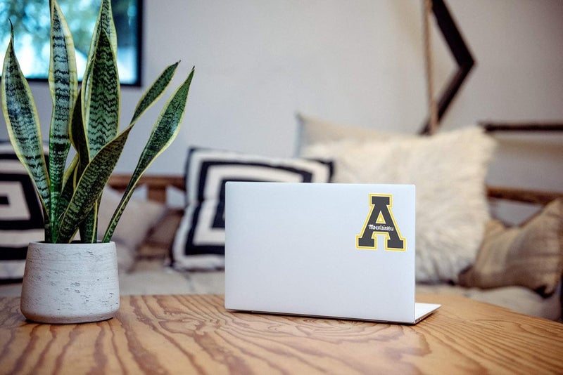 Nudge Printing Collegiate NCAA Car Decal Made from Premium Weatherproof Vinyl (Appalachian State University) - Image 3